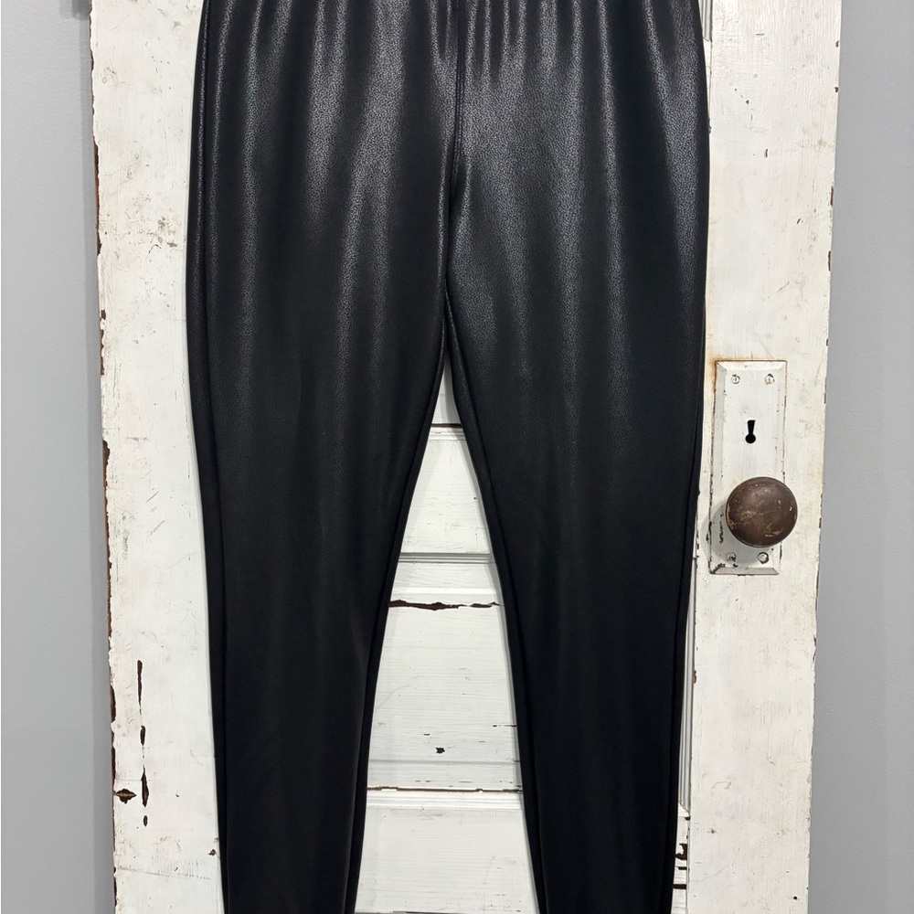Express Black Textured Leggings